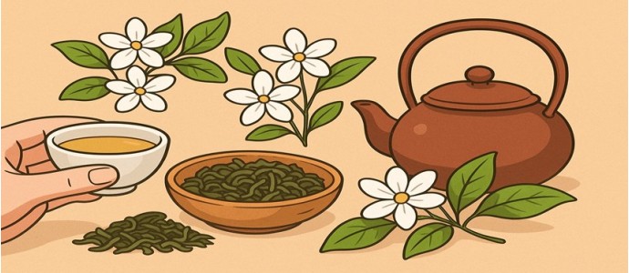 Le vrai thé au jasmin : un parfum, pas de fleurs